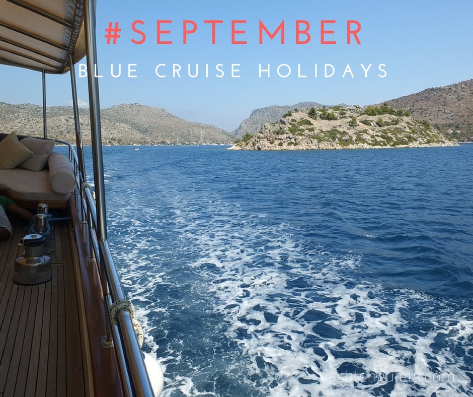 September and October for Gulet Cruising