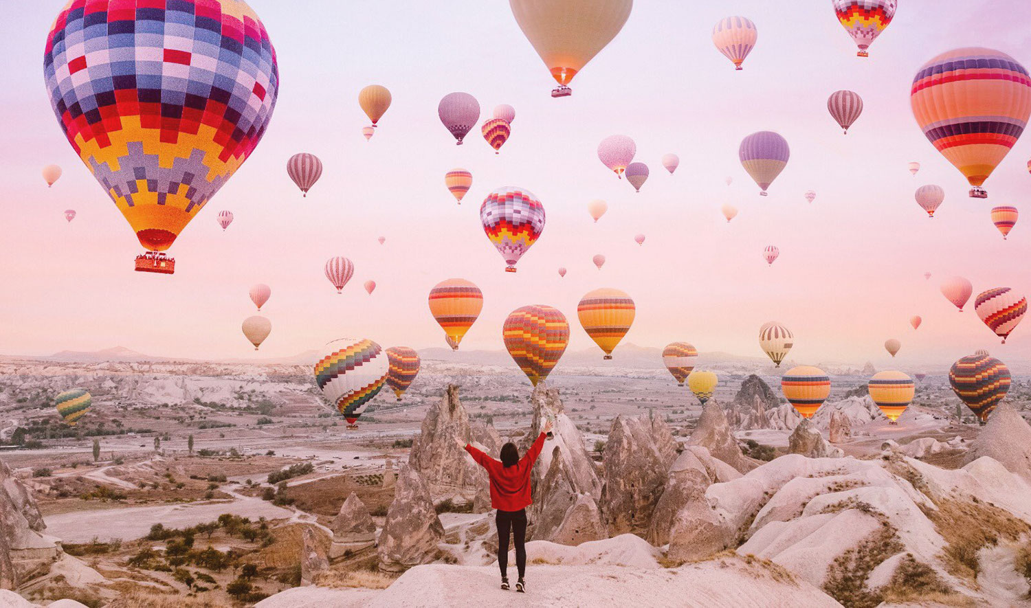 When I traveled to Turkey in January, I visited Cappadocia to