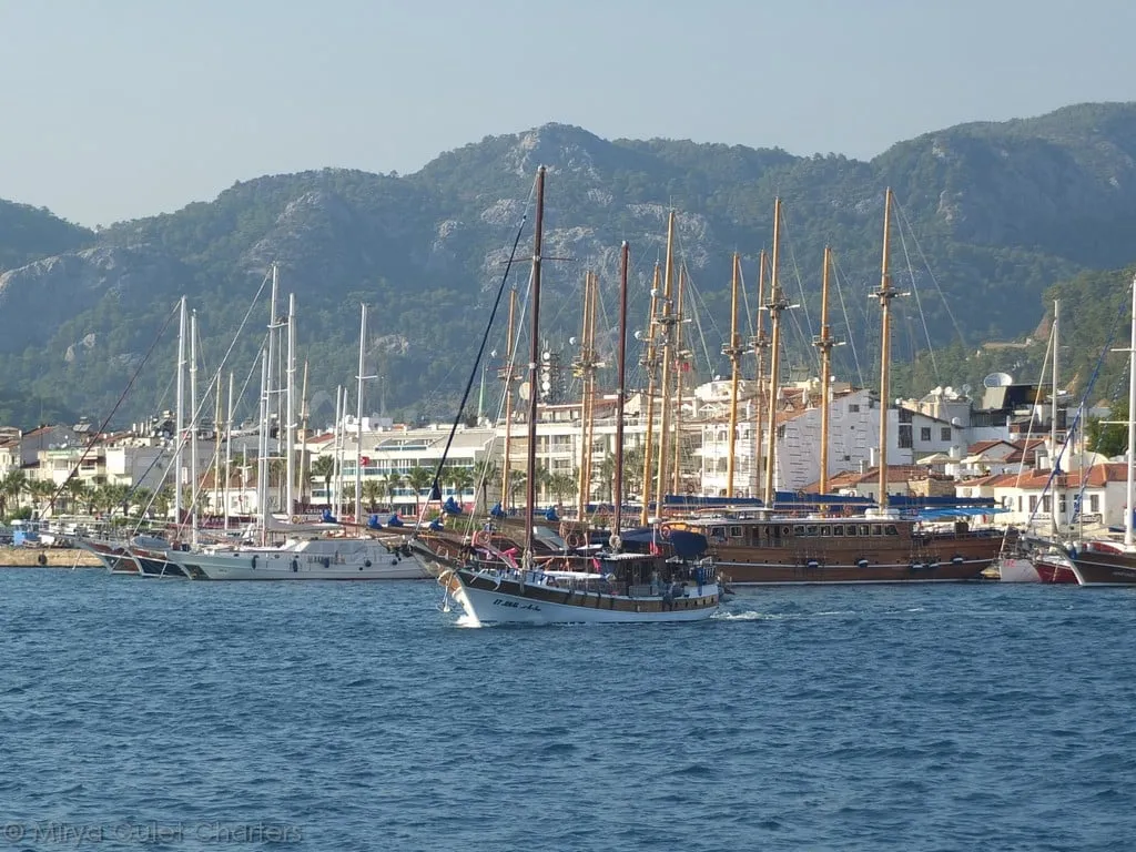 embarking from Marmaris