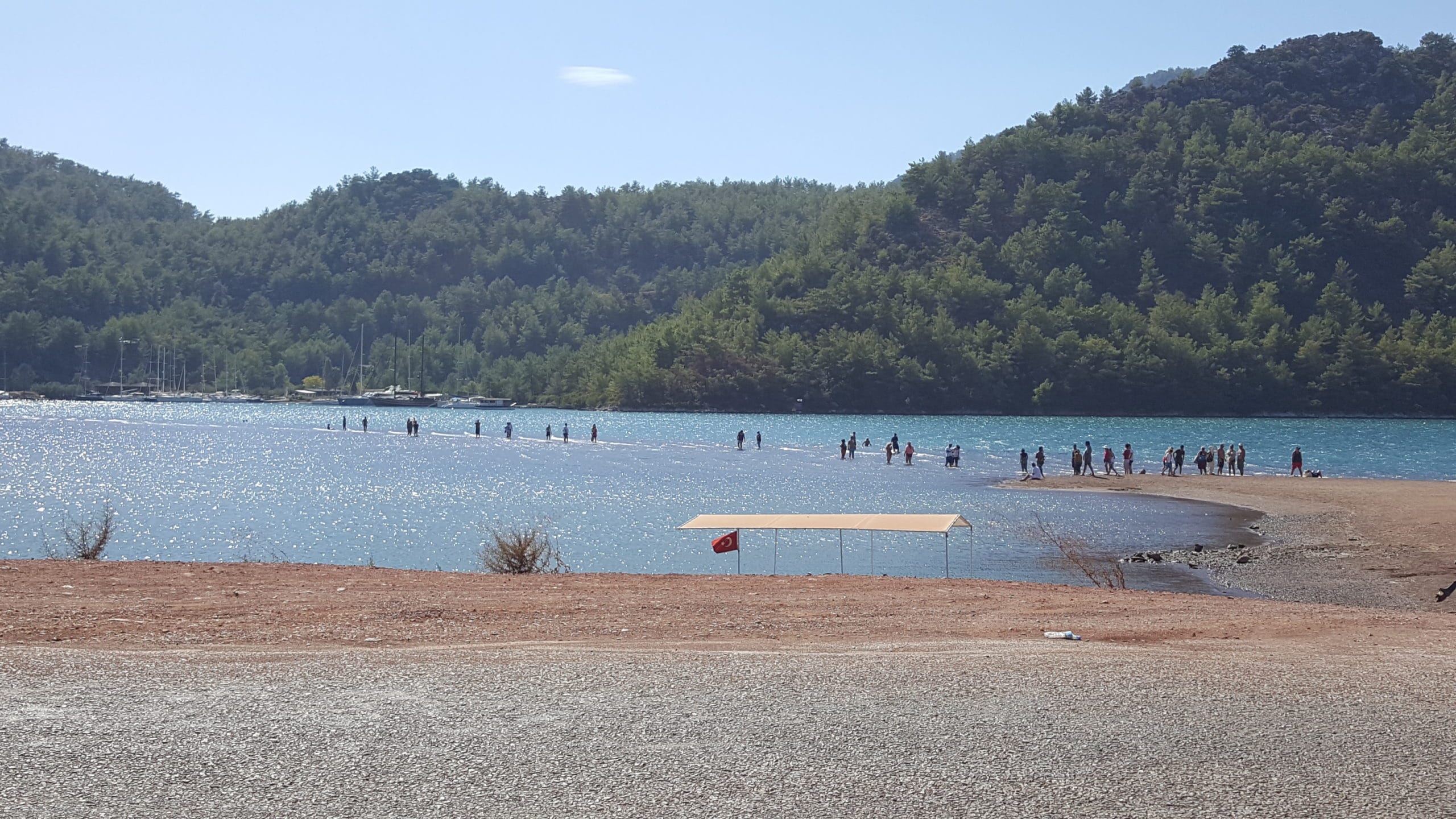 Lengendary Kizkumu In Orhaniye Turkey : A Splendid Blue Cruise Anchorage