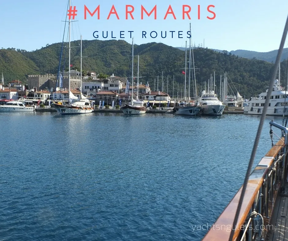 Marmaris gulet routes Marmaris gulet port at the Southern Turkey