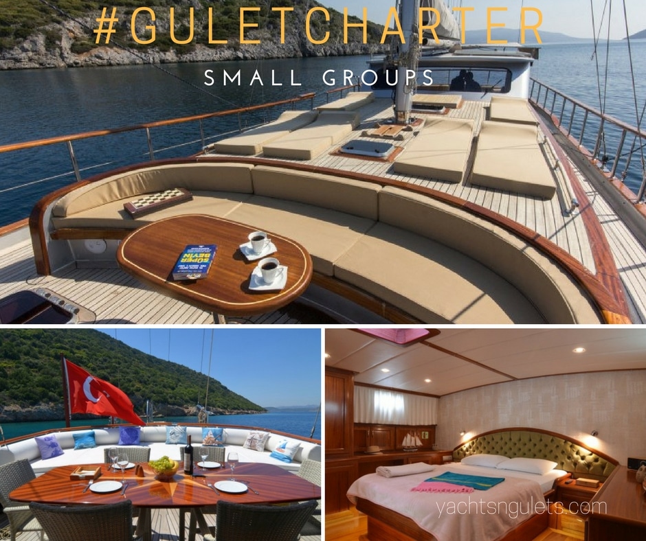 Gulet charter for small groups in Turkey