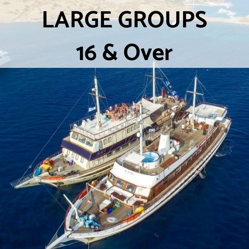 large group yacht charter