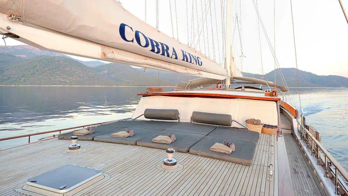 Traditional Wooden Gulets Along the Shores of Turkey in the Hundreds