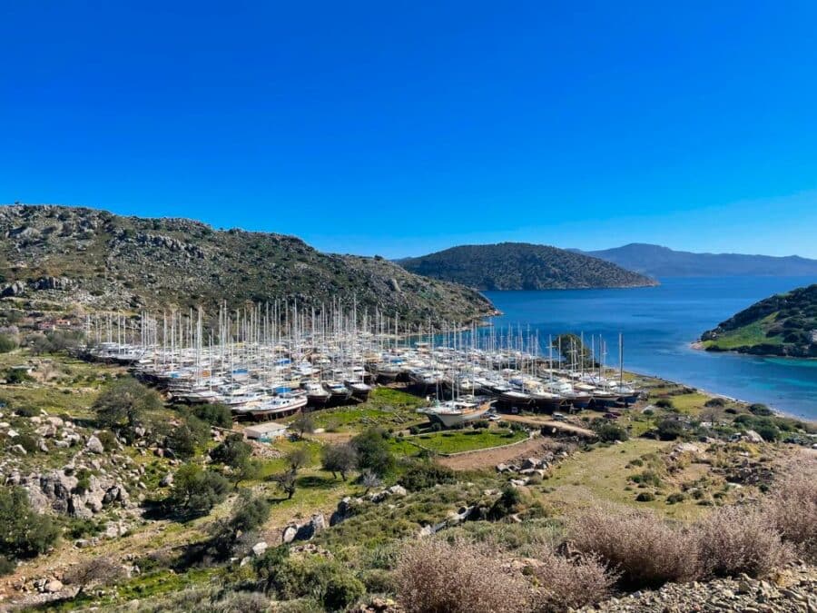 Turkish Yachts Launch in Bozburun Shipyards